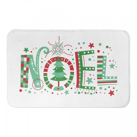 Holiday Noel 34x21 Bath Mat