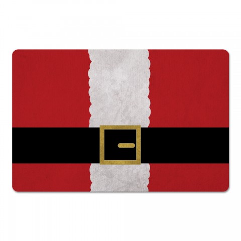 Santa Claus Suit 27x18 Floor Mat
