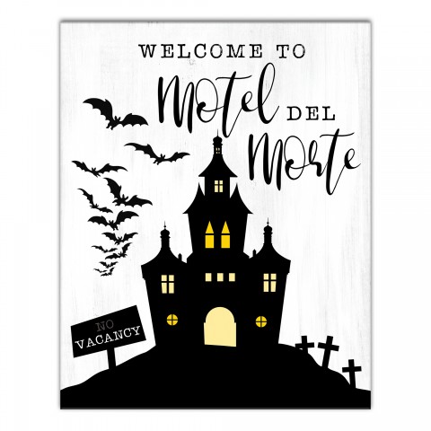 Motel Del Morte 16x20 Canvas Wall Art