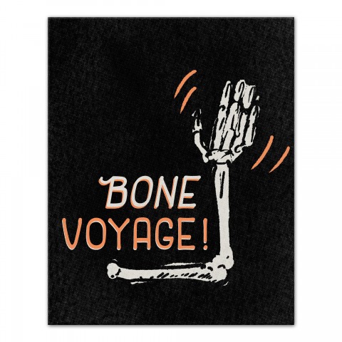 Bone Jour Wave 16x20 Canvas Wall Art