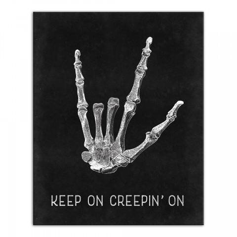 Keep on Creepin On 16x20 Canvas Wall Art