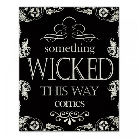 Something Wicked 16x20 Canvas Wall Art