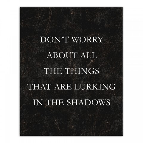 Lurking in the Shadows 16x20 Canvas Wall Art