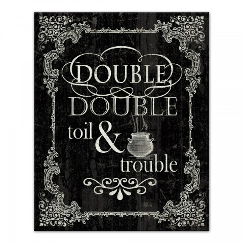 Toil Trouble 16x20 Canvas Wall Art