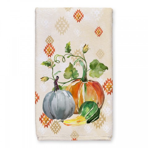 Harvest Pumpkin 16x25 Towel