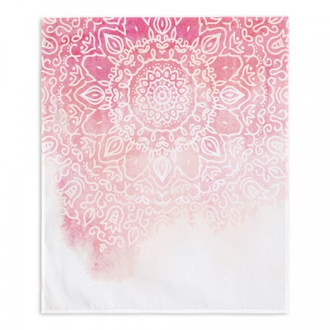 Pink Mandala 50x60 Tapestry