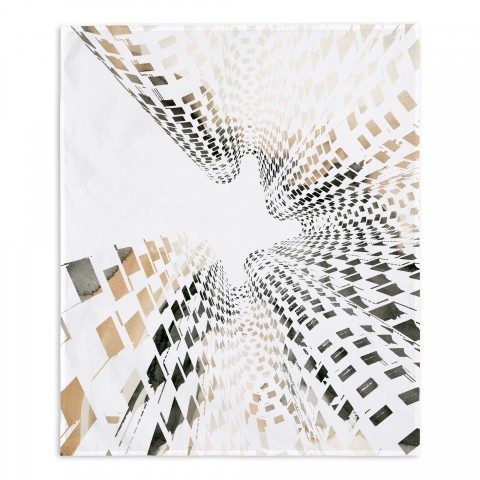 Abstract Building 50x60 Tapestry