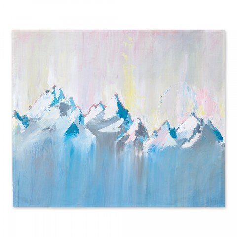 Abstract Mountain 50x60 Tapestry