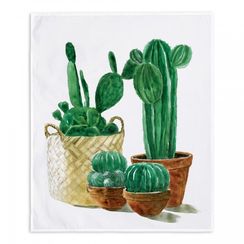 Potted Cactus 50x60 Tapestry