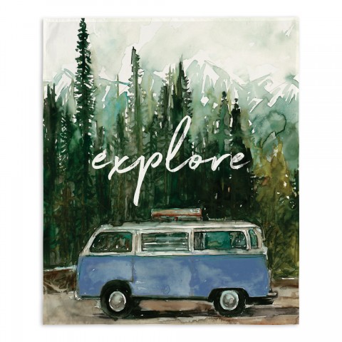 explore 50x60 Tapestry