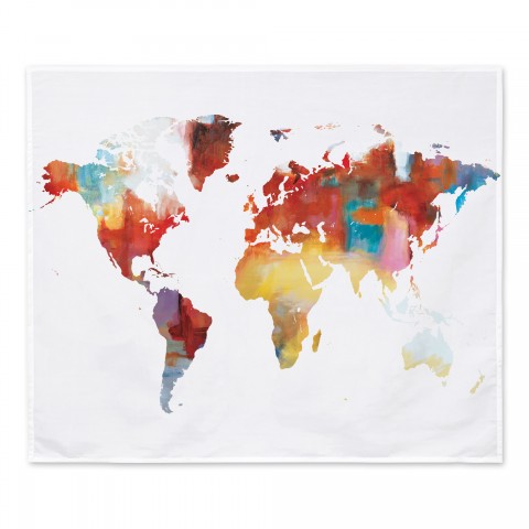Abstract Map 50x60 Tapestry