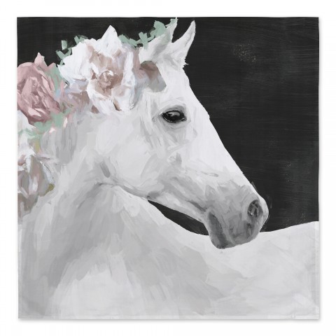 Painterly Horse 57x57 Tapestry