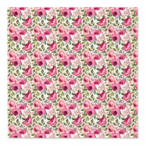 Floral Pattern 57x57 Tapestry