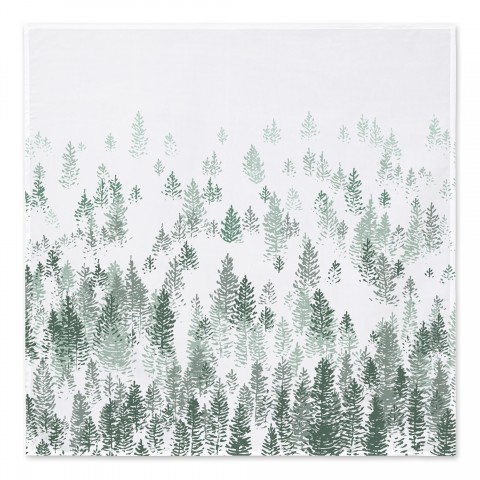 Foggy Evergreen 57x57 Tapestry