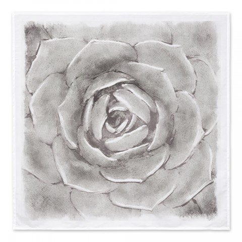 Grey Succulent 57x57 Tapestry
