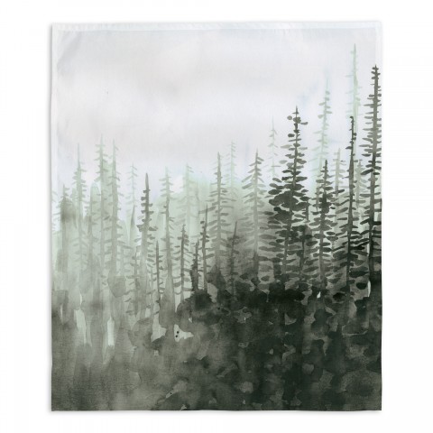 Watercolor Forest 30x40 Tapestry