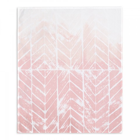 Pink Chevron 50x60 Tapestry