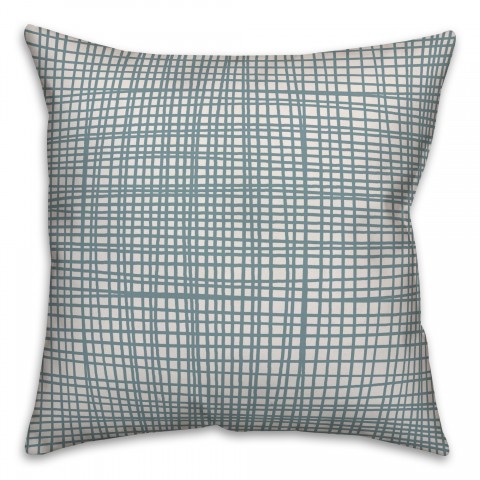 Cricross in Blue Pillow