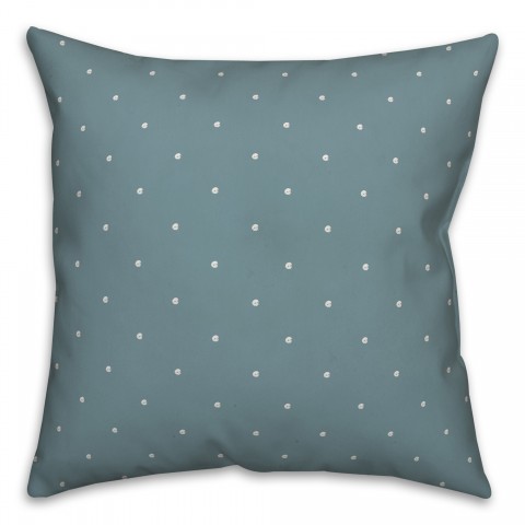 Dots in Blue Pillow