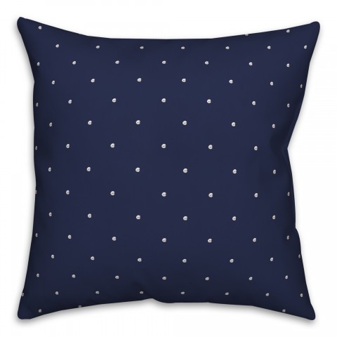 Dots in Blue Pillow