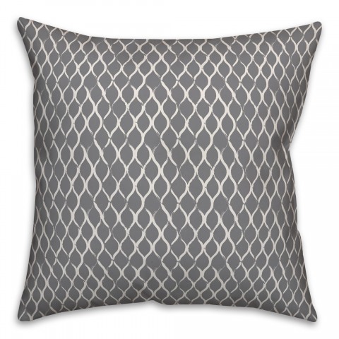 Fishnet in Gray Pillow