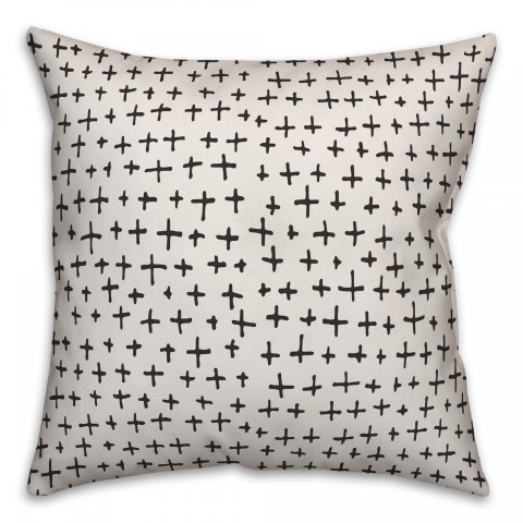 Plus in Black Pillow