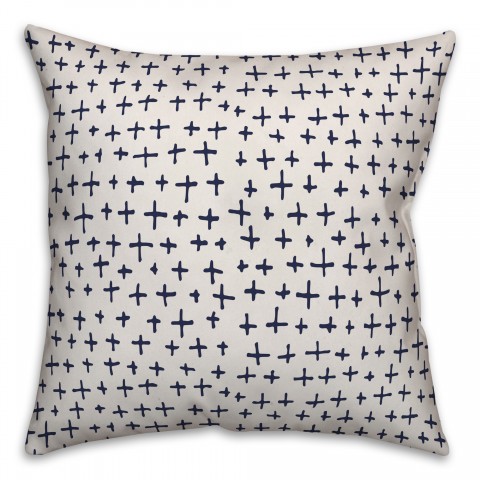 Plus in Blue Pillow