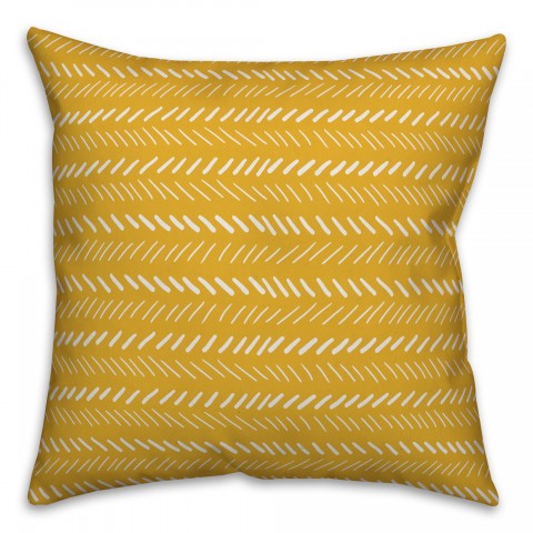 Hatches in Yellow Pillow