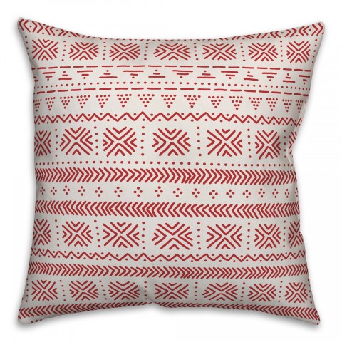 Abstract in Red Pillow