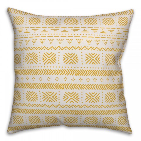Abstract in Yellow Pillow