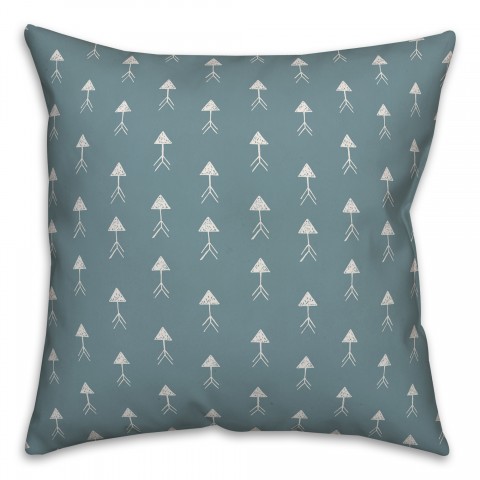 Cute Arrows in Blue Pillow