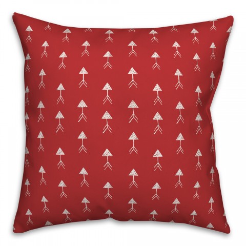 Cute Arrows in Red Pillow