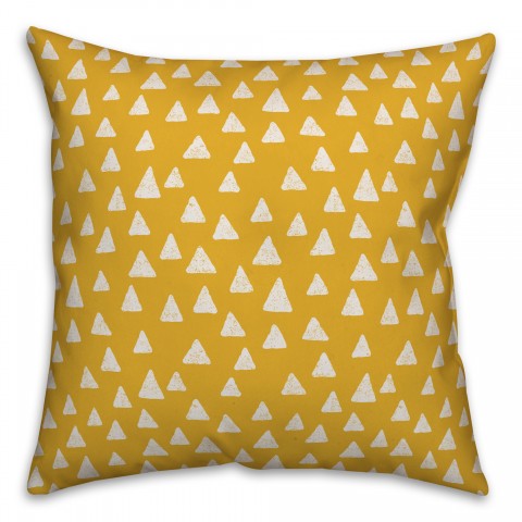 Triangles in Yellow Pillow