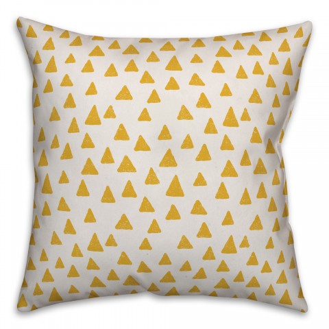 Triangles in Yellow Pillow