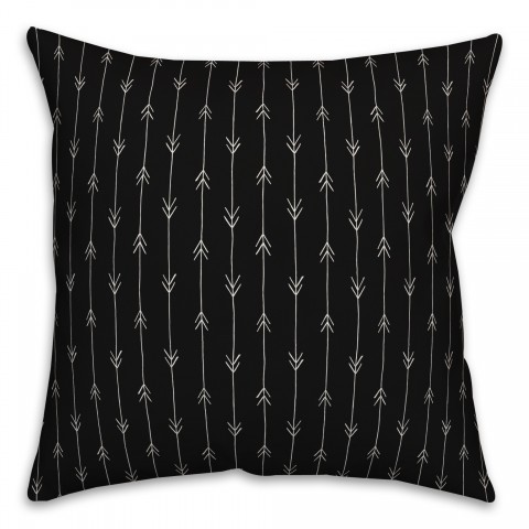 Infinite Arrows in Black Pillow