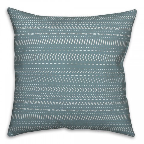 Little Doodles in Blue Pillow