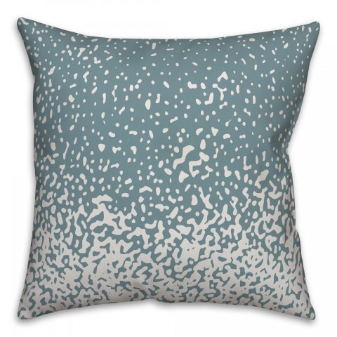 Ombre Dots in Blue Pillow