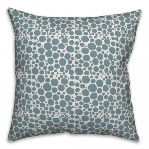 Pebbles in Blue Pillow