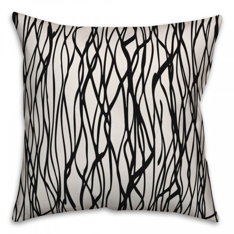Seaweed in Black Pillow