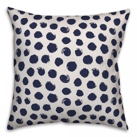 Dots in Blue Pillow