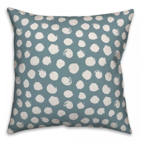 Dots in Blue Pillow
