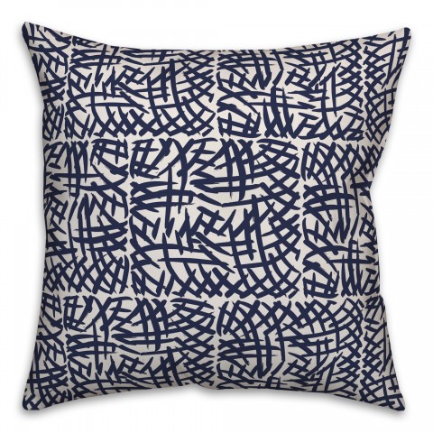 Swatches in Blue Pillow