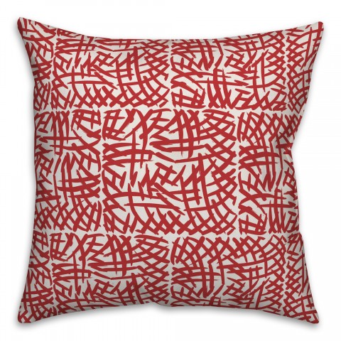 Swatches in Red Pillow