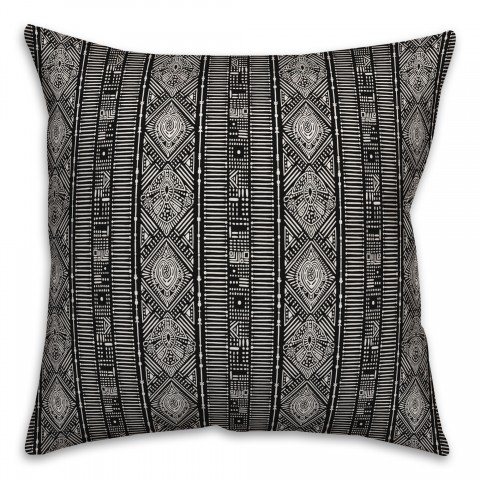 Tribal in Black Pillow