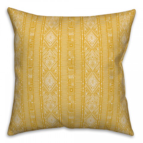 Tribal in Yellow Pillow