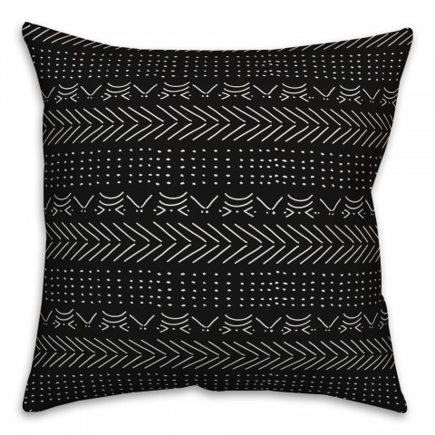 Weird Alien Language in Black Pillow