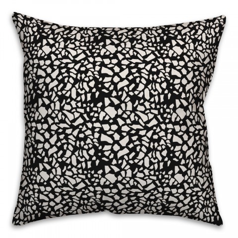 Terrazzo in Black Pillow