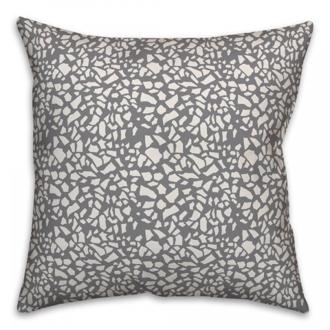 Terrazzo in Gray Pillow