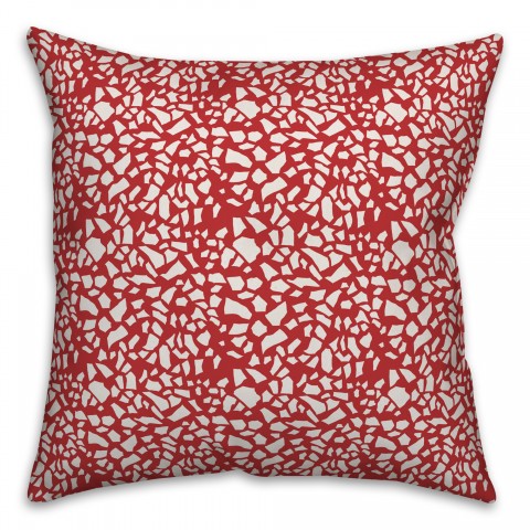 Terrazzo in Red Pillow