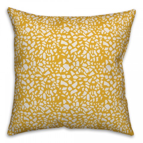 Terrazzo in Yellow Pillow